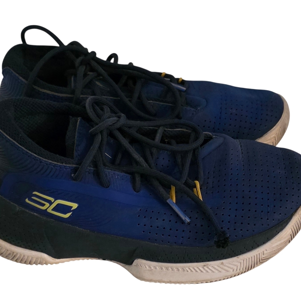 Under Armour Kids Navy and Black Athletic Shoes
